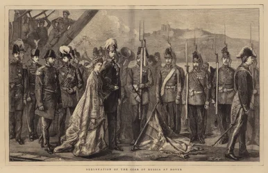 Landung des Zaren von Russland in Dover