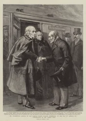 Mr. Gladstones Ankunft am Prince