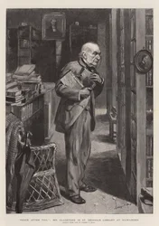 Frieden nach der Mühe, Mr. Gladstone in der St. Deiniol