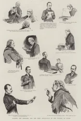 Die Reden lesen und der erste Auftritt des Zeugen Le Caron