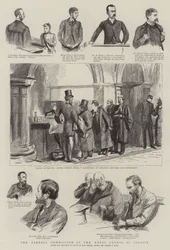 Die Parnell-Kommission am Royal Courts of Justice