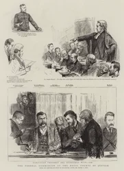 Die Parnell-Kommission am Royal Courts of Justice
