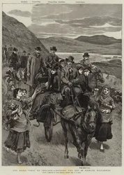 Der königliche Besuch in Irland, Überquerung des Gap of Dunloe, Killarney