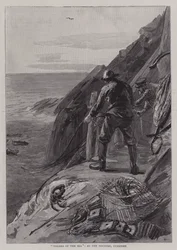 Arbeiter des Meeres, am Gouffre, Guernsey