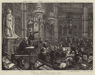 Abstimmung im London County Council