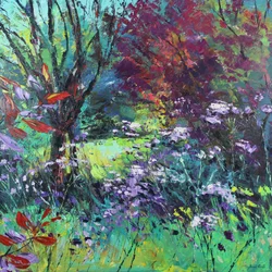 Gartenlicht und Schatten