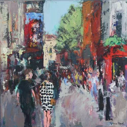 Kleid mit Punkten in London, 2024