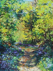 Frühlingssonne im Wald, 2021
