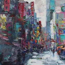 Straße in Tokio, 2024