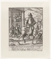 Der barmherzige Samariter bezahlt den Wirt (Gleichnis vom barmherzigen Samariter)
