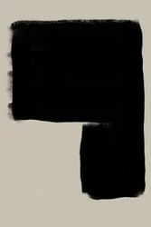 Abstrakte schwarze Form