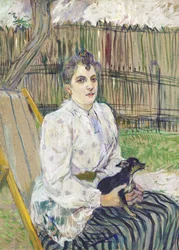 Dame mit einem Hund (1891)