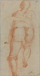 Ein Mann von hinten gesehen (verso)