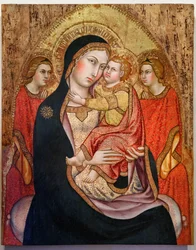Madonna mit Kind und Engeln