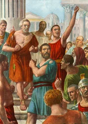 Der alte Zenturio zeigt seine Wunden