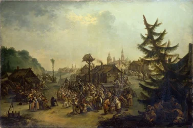 Bauern beim Feiern, 1779