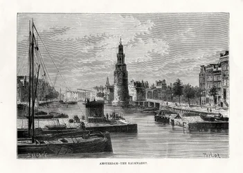 Der Kalkmarkt, Amsterdam, Holland, 1879