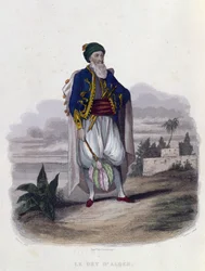 Hussein Pacha (1765-1838), der letzte Dey von Algier (1818-30), 1846