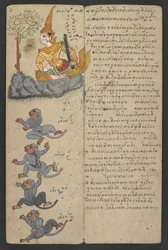 Or 16455 f.7r, Tiere aus dem Tierkreis, aus Phrommachat