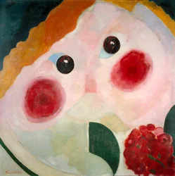 Mädchen mit Ranunkel, 1914