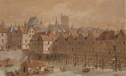 Das Grand Chatelet und die Pont aux Meuniers