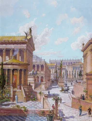 Das Römische Forum der Antike, 1914