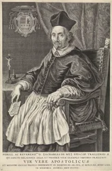 Porträt von Zacharias de Mez, Bischof von Tralles