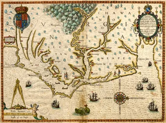 Americae Pars, Nunc Virginia... (Karte von Virginia)