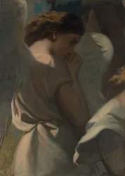 Ein betender Engel im Garten Gethsemane