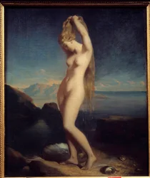 Anadyomene Venus oder Meeresvenus (1819-1856), 1838, Maße 0,65 x 0,55 m