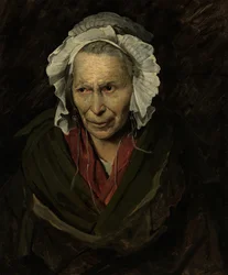 Porträt einer dementen Frau