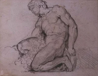 Sitzende Figur