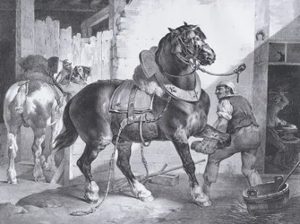 Der französische Schmied, 1822