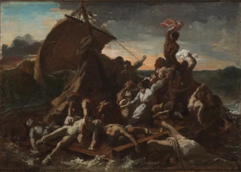 Das Floß der Medusa (Vierte Skizze)