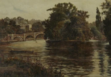 Richmond von unterhalb der Brücke