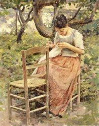 Die Näherin, ca. 1891
