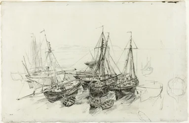 Fischerboote in Granville