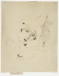 Pierrot, Porträt der Dame A. C.