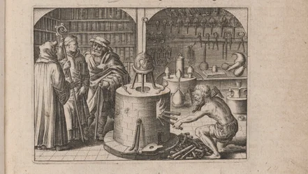 Illustration für Tripvs avrevs, hoc est, Tres tractatvs chymici selectissimi.., 1618