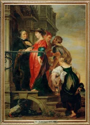 Die Heimsuchung - Die heilige Maria besucht die heilige Elisabeth
