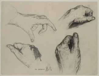 Studie von Händen (recto)