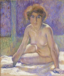 Sitzende nackte Frau, ca. 1912