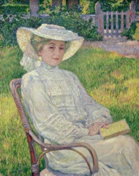 Die Dame in Weiß