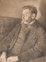 Porträt von Emile Verhaeren, 1892