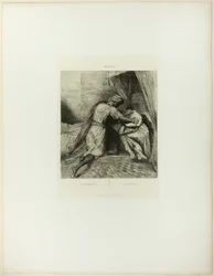 Er erstickt sie, Platte dreizehn aus Othello