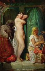 Das Bad im Harem, 1849
