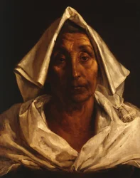 Die alte italienische Frau