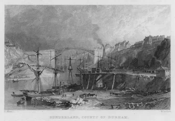 Sunderland, Grafschaft Durham (Stich)