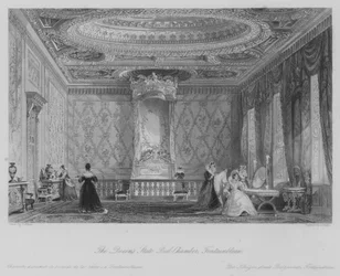 Das Staatsbettzimmer der Königin, Fontainebleau