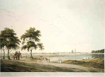 Teil der Schwarzen Stadt, Madras, Tafel 34 aus 